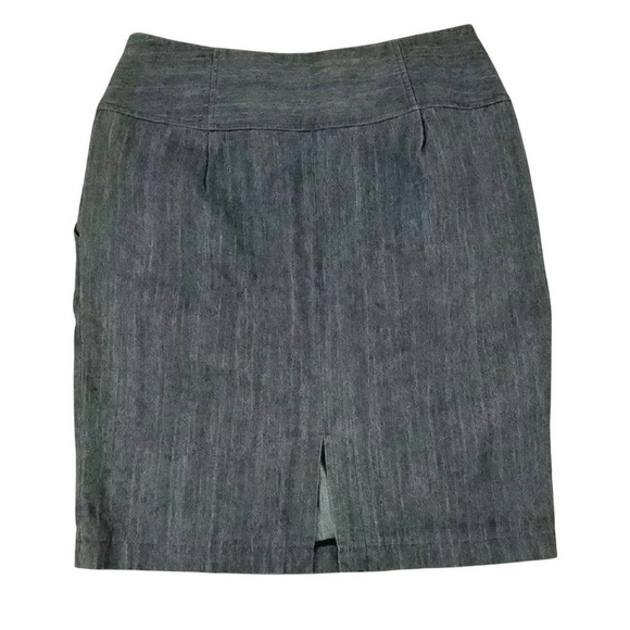 Playlord Pleated Gray Skirt Size 9 with Pockets Casual Short - Picture 2 of 11